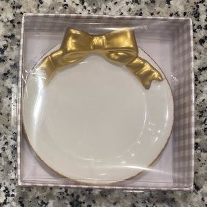 Gold Ribbon Trinket Tray